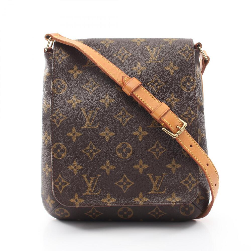 Louis Vuitton Musette Salsa Short Strap Shoulder Bag Canvas Leather Monogram